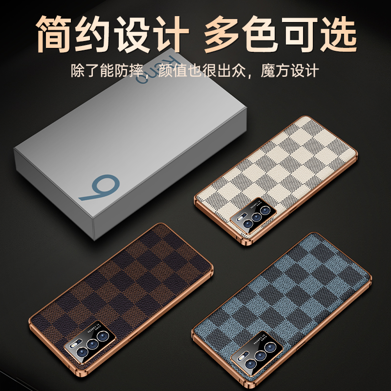 OPPOReno5k手机壳reno5pro保护皮纹套oppo镜头全包5G防摔opporeon5POR方格软硬壳0pp0男女opopreno潮reon个性 - 图3