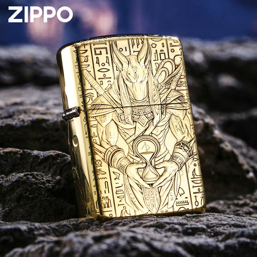 zippo正品打火机 阿努比斯盔甲官方旗舰店防风煤油送男友节日礼物 - 图1