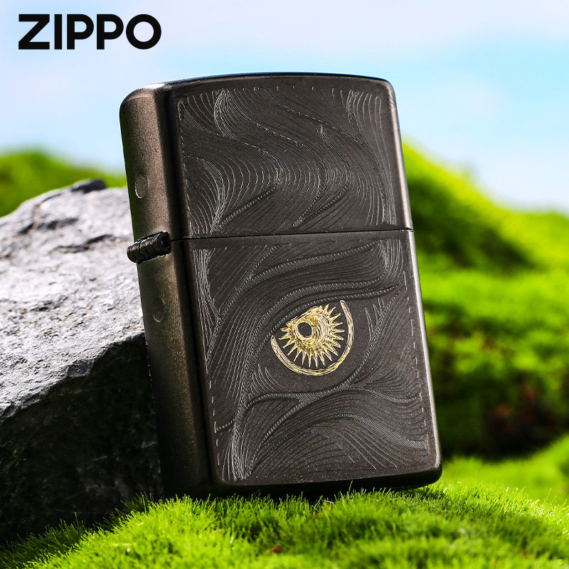 zippo正品打火机 秋水含睛黑耀冰官方旗舰店防风送男朋友新年礼物,淘宝优惠券,粉丝福利购,淘宝优惠卷