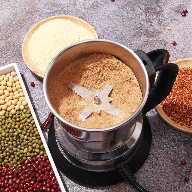 德国磨粉机电动家用中药材粉碎机香料五谷杂粮研磨机器超细打粉机,淘宝优惠券,粉丝福利购,淘宝优惠卷