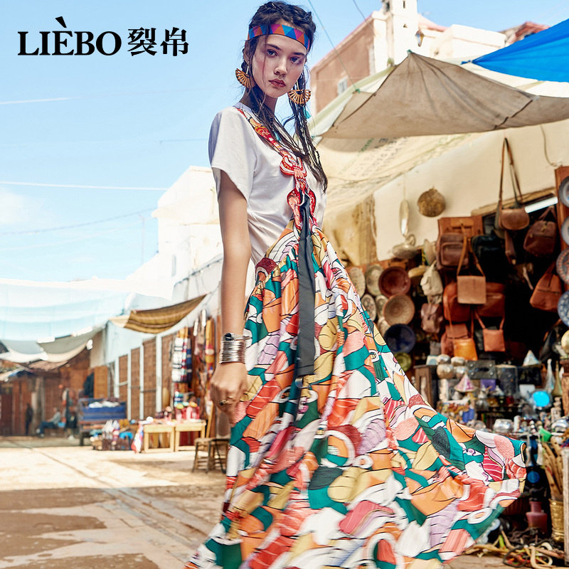  裂帛立天半身裙