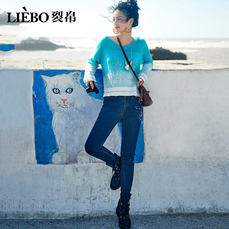 裂帛打底衫2020春季新款宽松风毛衣 裂帛立天毛针织衫