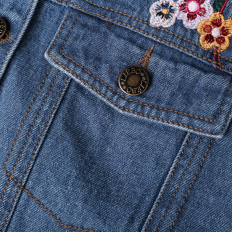 裂帛2020春季新款翻领精美短外套 裂帛立天短外套