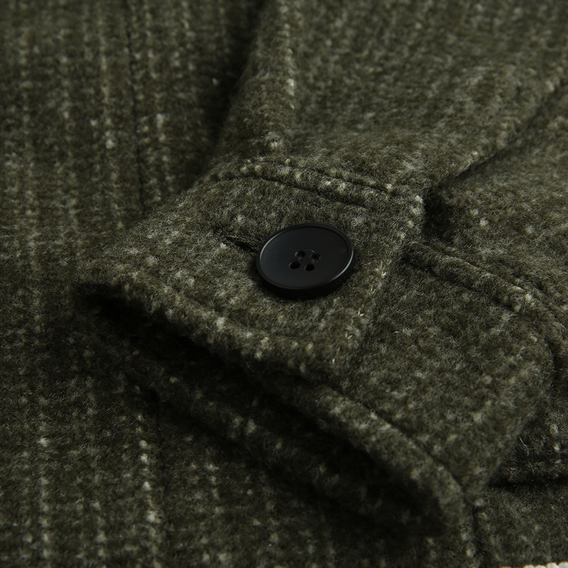 裂帛2020秋装新款温暖翻领女短大衣 裂帛逸童怡思毛呢外套