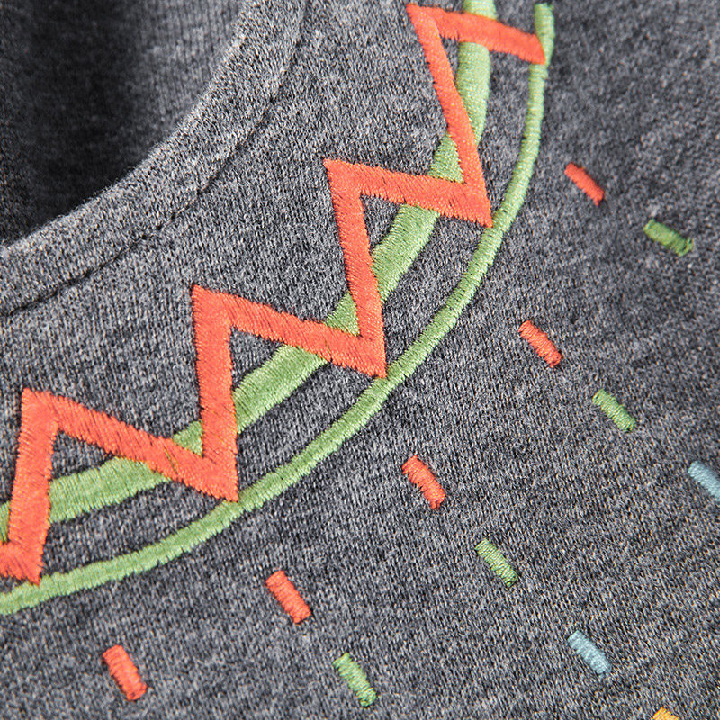 裂帛2020春季新款哈伦绣花长裤子 裂帛立天休闲裤