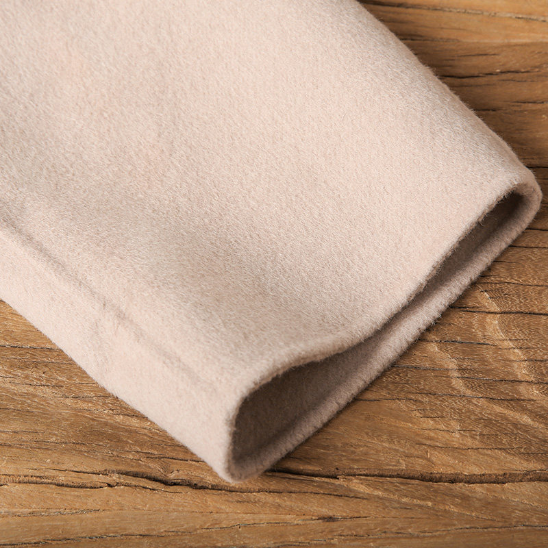 裂帛2020冬装新款刺绣民族风女大衣 裂帛立天毛呢外套