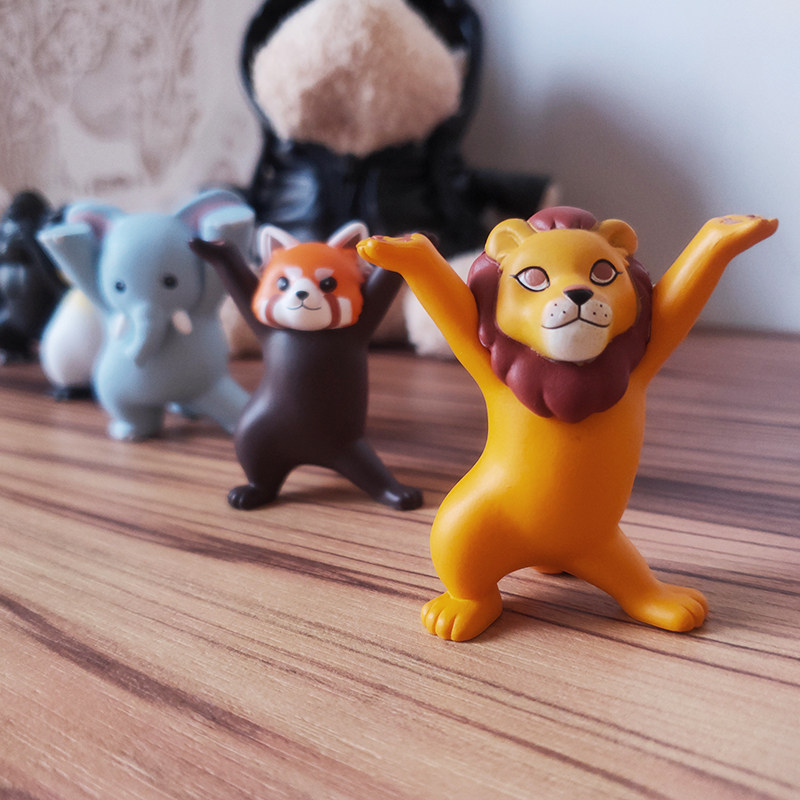 日本Qualia动物笔架托举支架创意笔托可爱日式桌面摆件学生礼物,淘宝优惠券,粉丝福利购,淘宝优惠卷