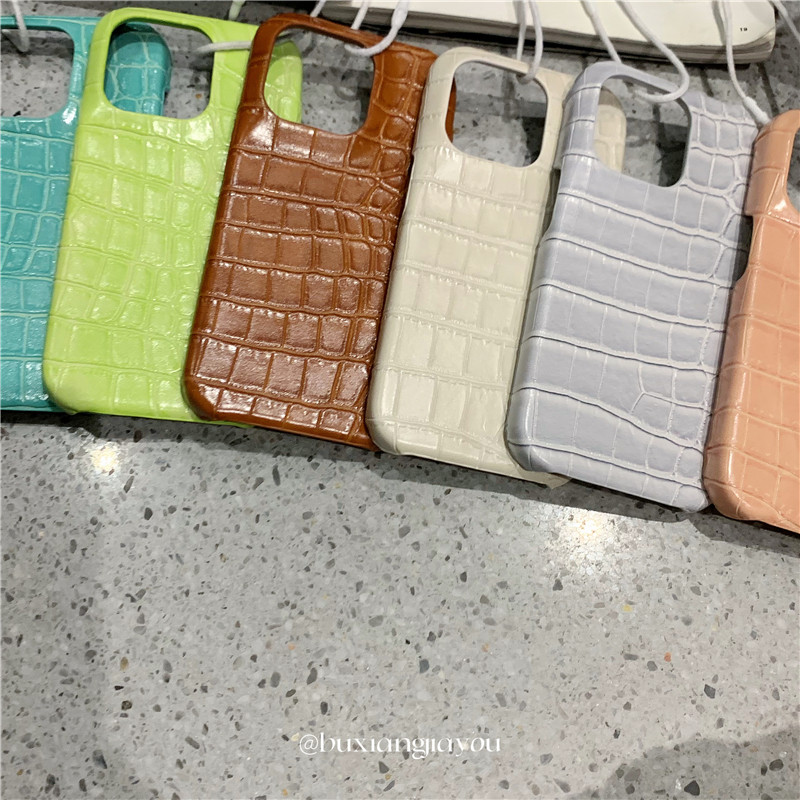 不想加油ins小众简约纯色鳄鱼皮手机壳适用苹果16ProMax高级感手机软壳iPhone13/14全包边防摔保护套15,淘宝优惠券,粉丝福利购,淘宝优惠卷