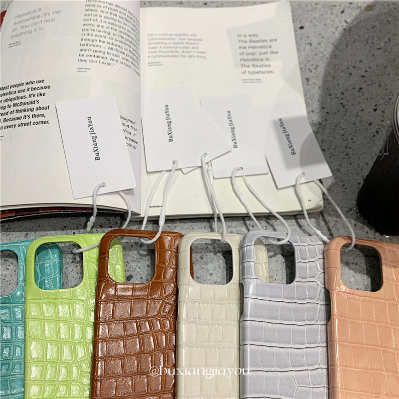 不想加油ins小众简约纯色鳄鱼皮手机壳适用苹果16ProMax高级感手机软壳iPhone13/14全包边防摔保护套15,淘宝优惠券,粉丝福利购,淘宝优惠卷