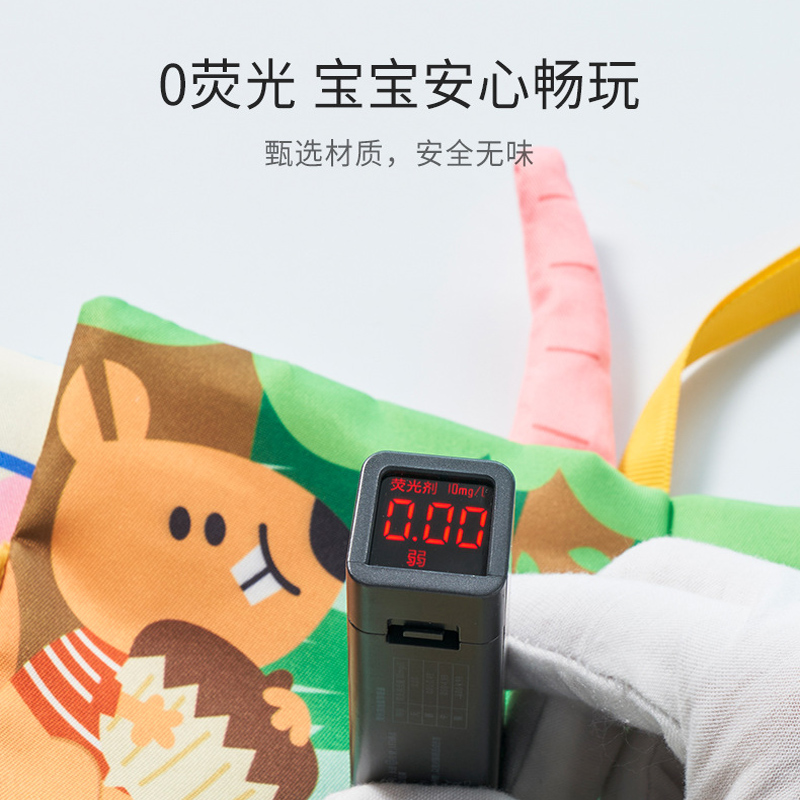 宝宝布书早教婴儿撕不烂可啃咬立体大尾巴6个月儿童认知益智玩具-图1