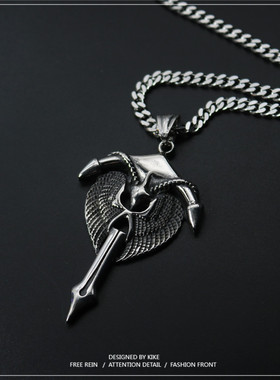 船锚复古情侣街头风配饰链子