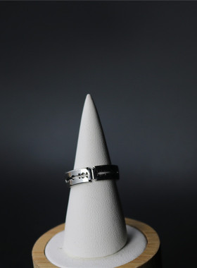 男士戒指潮男单身学生可调节刀片