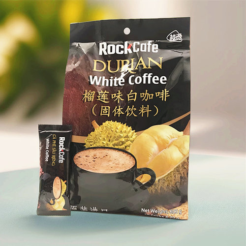 正品越南榴莲咖啡原装进口三合一速溶白咖啡浓香甜冲饮600g大袋装 - 图2