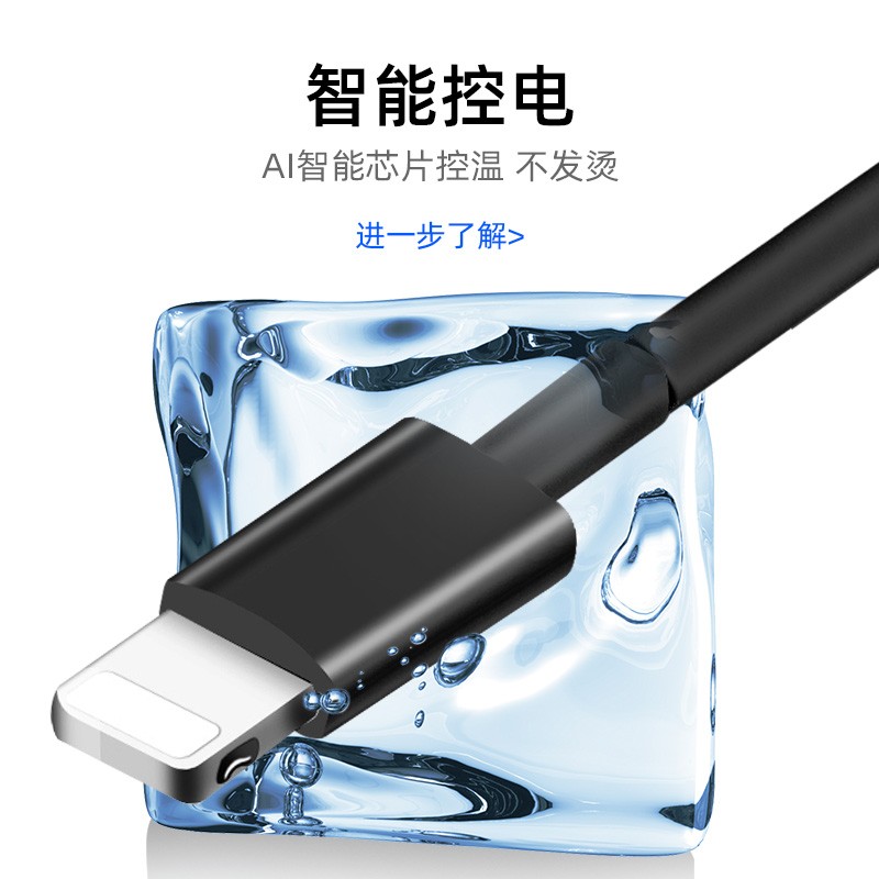 iPhone6s数据线适用苹果5s手机7Plus充电线器13正品11快充原8短ipad单头se装-图1