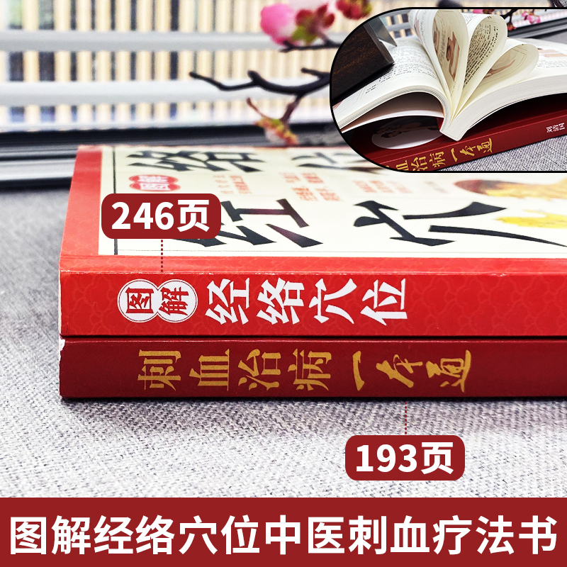 正版全2册 刺血治病一本通+图解经络穴位 中国民间刺血术中医书籍刺血疗法 中医疏通人体经络穴位针灸针刺疗法 临床指南针灸大成书 - 图1