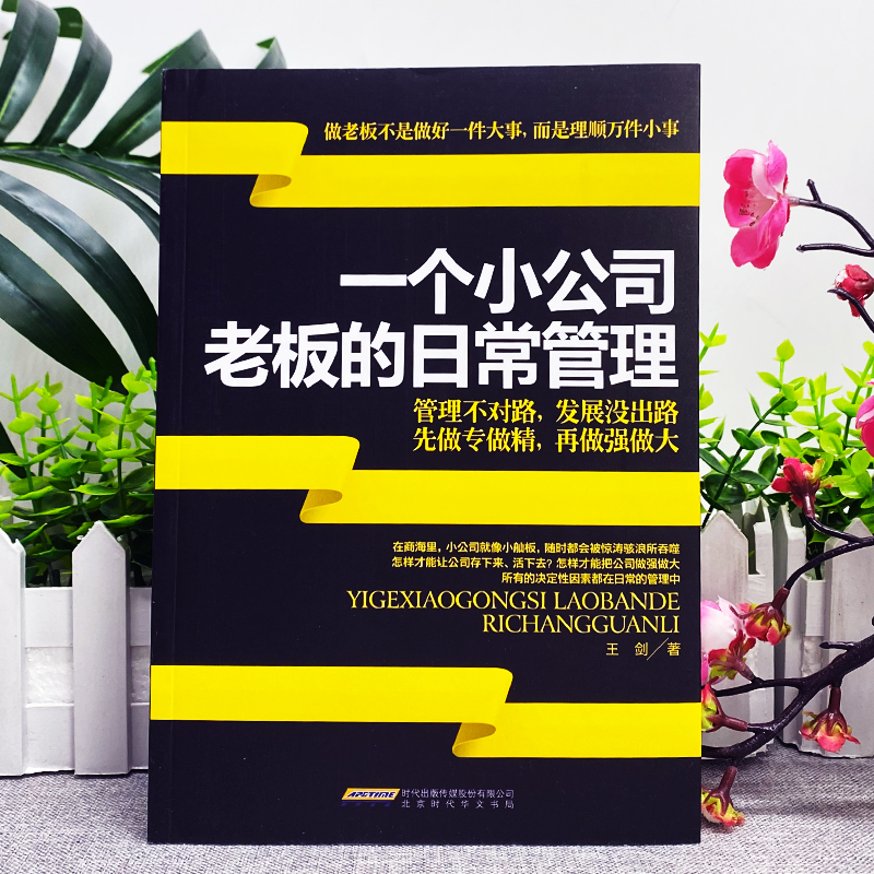 正版 一个小公司老板的日常管理案例 创业第一年要考虑的16件事公司开店做生意实战创业指南 中小企业商业模式经营管理营销销售书 - 图0