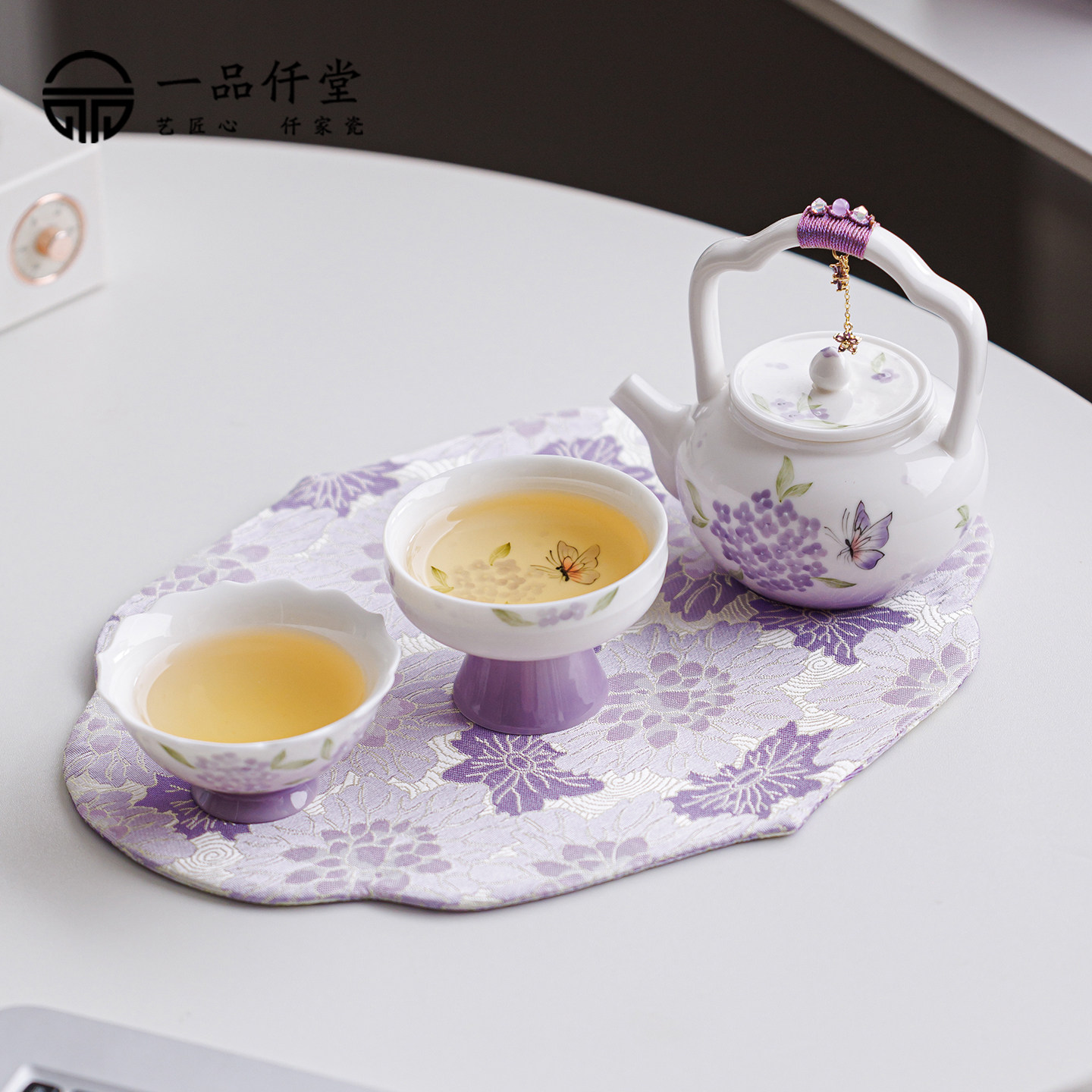 2025新款旅行茶具套装简约提梁壶户外露营泡茶壶女士专用便携茶具,淘宝优惠券,粉丝福利购,淘宝优惠卷