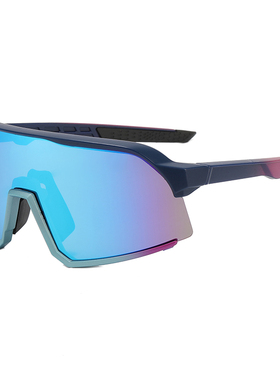 新款墨镜男女户外运动赛车偏光太阳镜防风沙自行车摩托车骑行眼镜