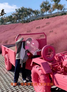 网红打卡场地布置景区拖拉机引流