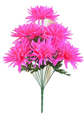 温馨花坊2024新款仿真花9头针菊人造花菊花清明祭祀祭拜清明花