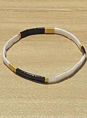 情侣合金玻璃小众高颜值手链