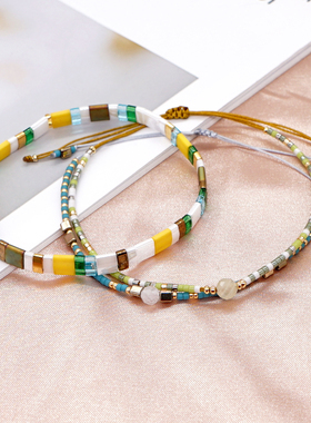 显白MLGM玻璃高质感手链