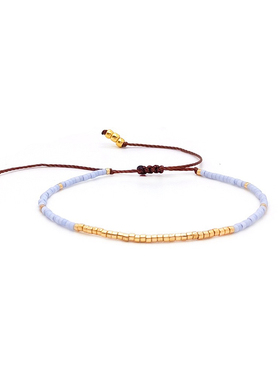 Miyuki米珠串珠手链 ins风极简搭配闺蜜同款女生小众个性细小手串