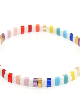 日本串珠ins波西米亚风细手链