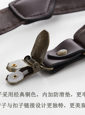 复古西装韩版胖子英伦风吊裤带