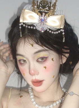 lolita贝儿皇冠白雪公主发饰头饰