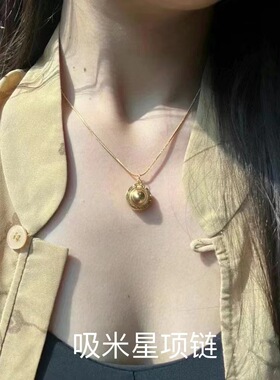泰国佛牌古巴习翁龙婆史奥吸米星项链女时尚简约气质百搭高级项饰
