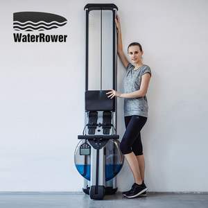 WaterRower美国进口水阻划船机双轨铝合金家用健身器材M1有氧运动