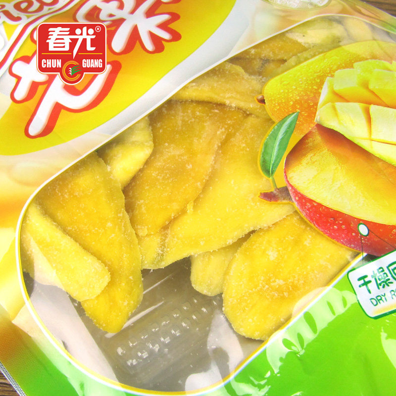 春光168gx2袋海南特产糖渍芒果干 点利食品芒果干