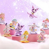 Miniso mingyin youpin sanlou Детская картальная лошадь слепая слепая кровь крови кровь County county Kuromi Desktop Swing