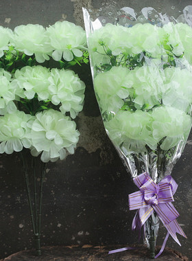 包邮手捧室内塑料茶几仿真假花