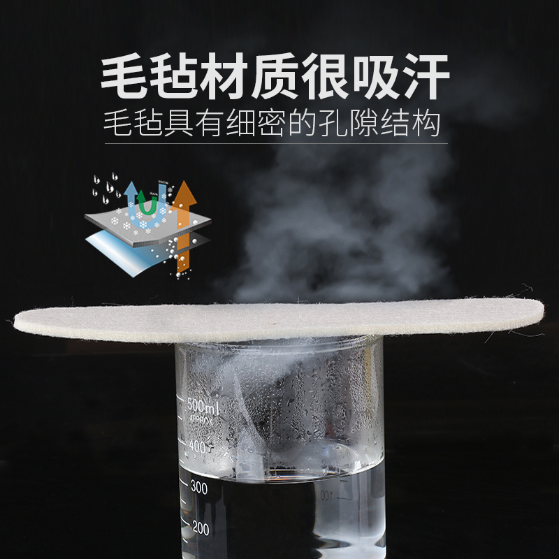 保暖鞋垫羊毛毛毡冬季男女士防寒软底舒适加绒加厚透气吸汗棉鞋垫