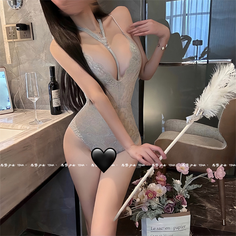 欧美心机性感纯欲挂脖连体衣情调内衣蕾丝小胸内搭吊带情侣约会女,淘宝优惠券,粉丝福利购,淘宝优惠卷