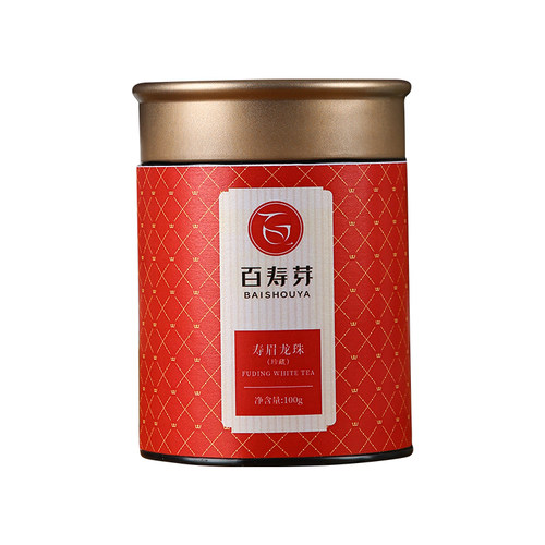 福鼎白茶老白茶寿眉龙珠 福建高山小茶饼茶叶100g - 图3