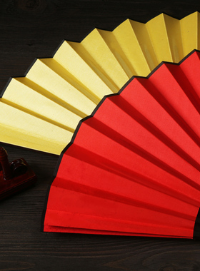 仿古风装饰拍照道具红扇子摆件