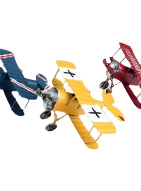 zakka复古飞机小飞机战斗机摆件拍照搭配道具飞机二战飞机模型