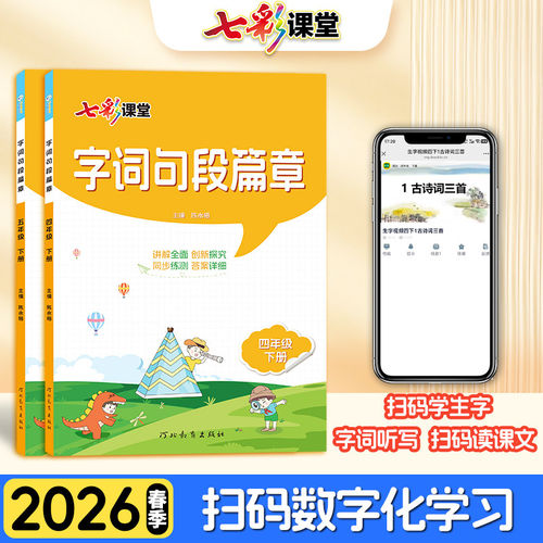 字词句段篇章三年级下册四年级五年级六年级一二年级上册部编人教版小学语文教材同步练习册课本讲解课文详解解读课堂笔记知识点书 - 图2