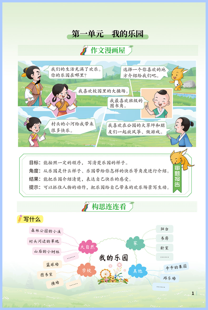 2024春小学生四年级下册同步作文部编人教版 4年级上语文作文同步训练习辅导教材乐学熊作文全解书课堂优秀作文选黄冈作文范文大全 - 图3