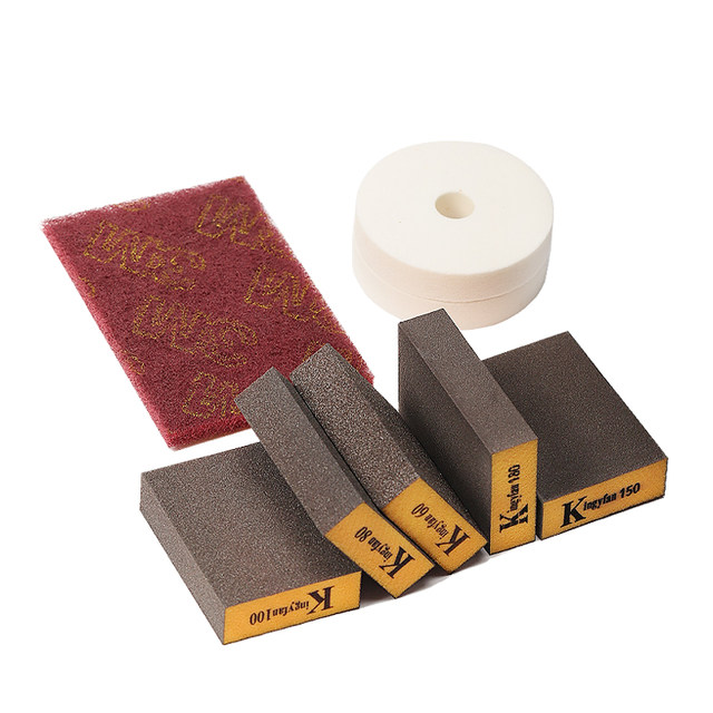 Ceramic matte sponge repair and sculpture polishing tools