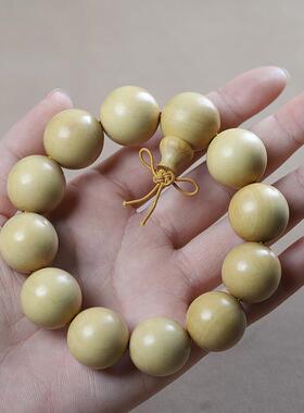 小叶黄杨木手串2.0实木佛珠男女款手链108颗手持念珠高密沉水文玩