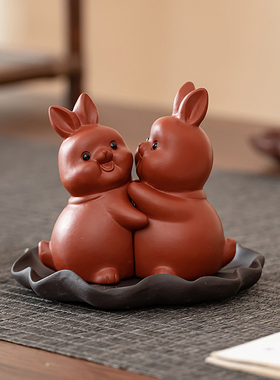 紫砂茶宠摆件精品可养茶玩茶桌