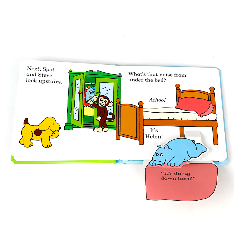 小玻捉迷藏 Spot's Hide and Seek: A lift-the-flap pop-up book 4-8岁 互动立体书 友谊游戏 激发好奇心 翻翻立体书 - 图1