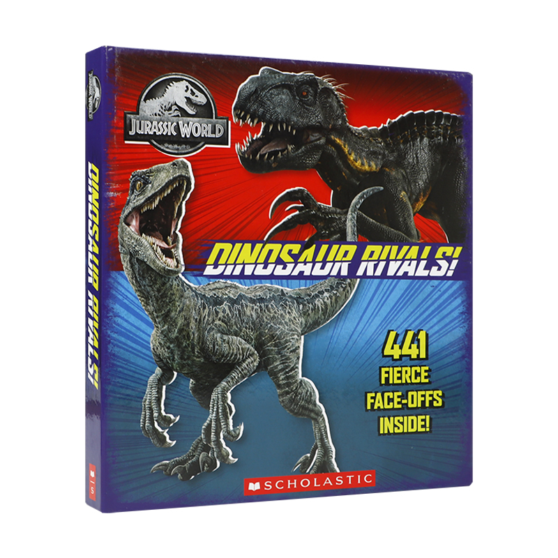 侏罗纪世界:恐龙的对手! Jurassic World: Dinosaur Rivals! 10-14岁儿童启蒙认知恐龙知识科学探索平装STEAM读物绘本 - 图3