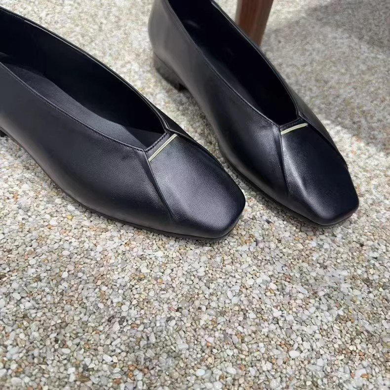 2026新款方头单鞋女真皮百搭平底奶奶鞋一脚蹬玛丽珍鞋通勤小皮鞋,淘宝优惠券,粉丝福利购,淘宝优惠卷