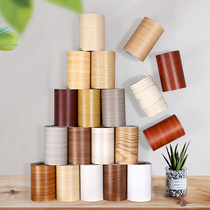 Wood grain doorframe wrapping with decorative self-adhesive skirting footrest door Grottoes Hole Repairing the cover Ugly Door Sleeve Repair Stickers