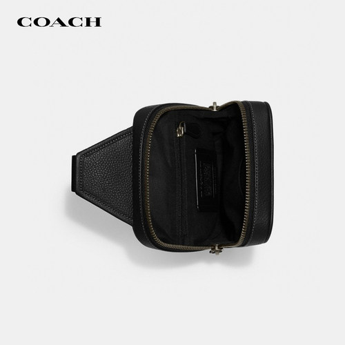 【国内正品】COACH/蔻驰Sullivan男士胸包复古老花通勤单肩斜挎包 - 图2